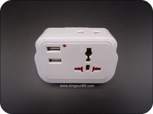 آداپتور پلاگین UK با USB